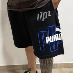 Bermuda de algodón puma negra