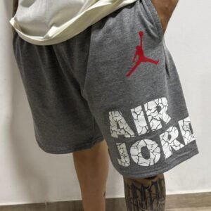 Bermuda de algodón AIR Jordan GRIS