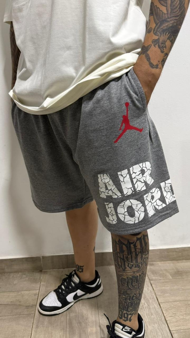 Bermuda de algodón AIR Jordan GRIS